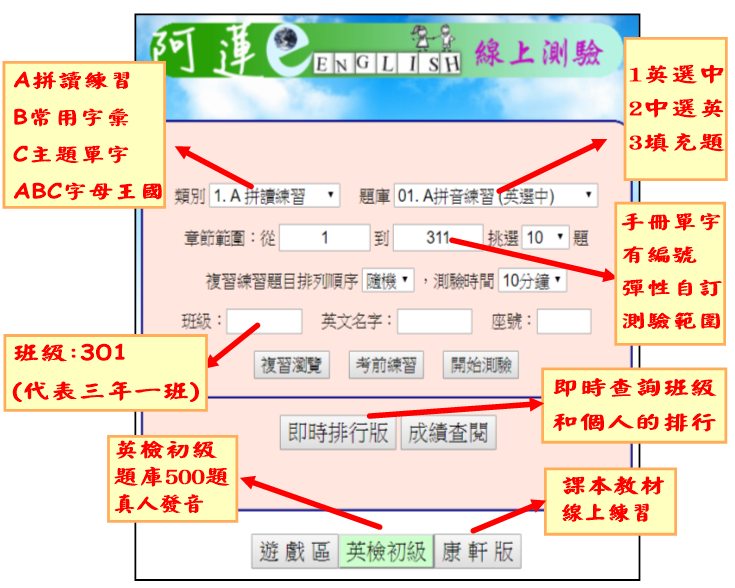 阿蓮英語線上測驗在哪裡?手機電腦都能測!